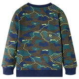 VidaXL Chemise enfant 104 kaki foncé mélangé