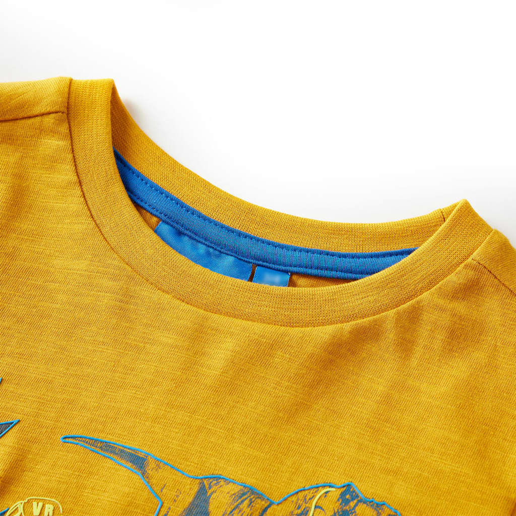 VidaXL Chemise enfant à manches longues 116 ocre