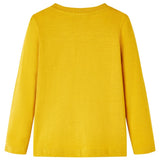VidaXL Chemise enfant à manches longues 128 ocre