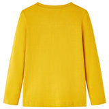 VidaXL Chemise enfant à manches longues 140 ocre