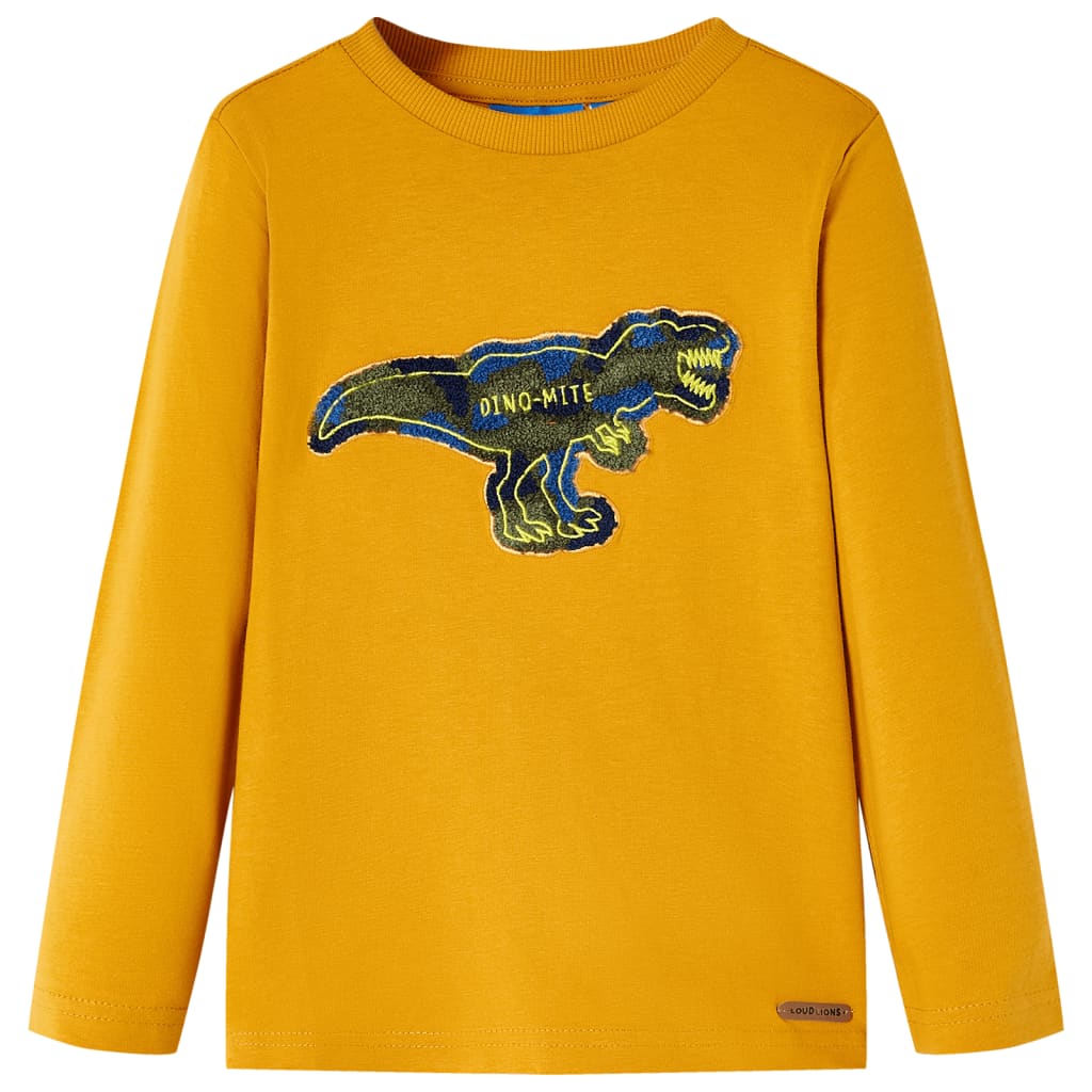 VidaXL Chemise enfant à manches longues 104 ocre