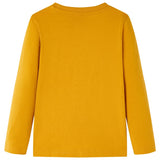 VidaXL Chemise enfant à manches longues 140 ocre