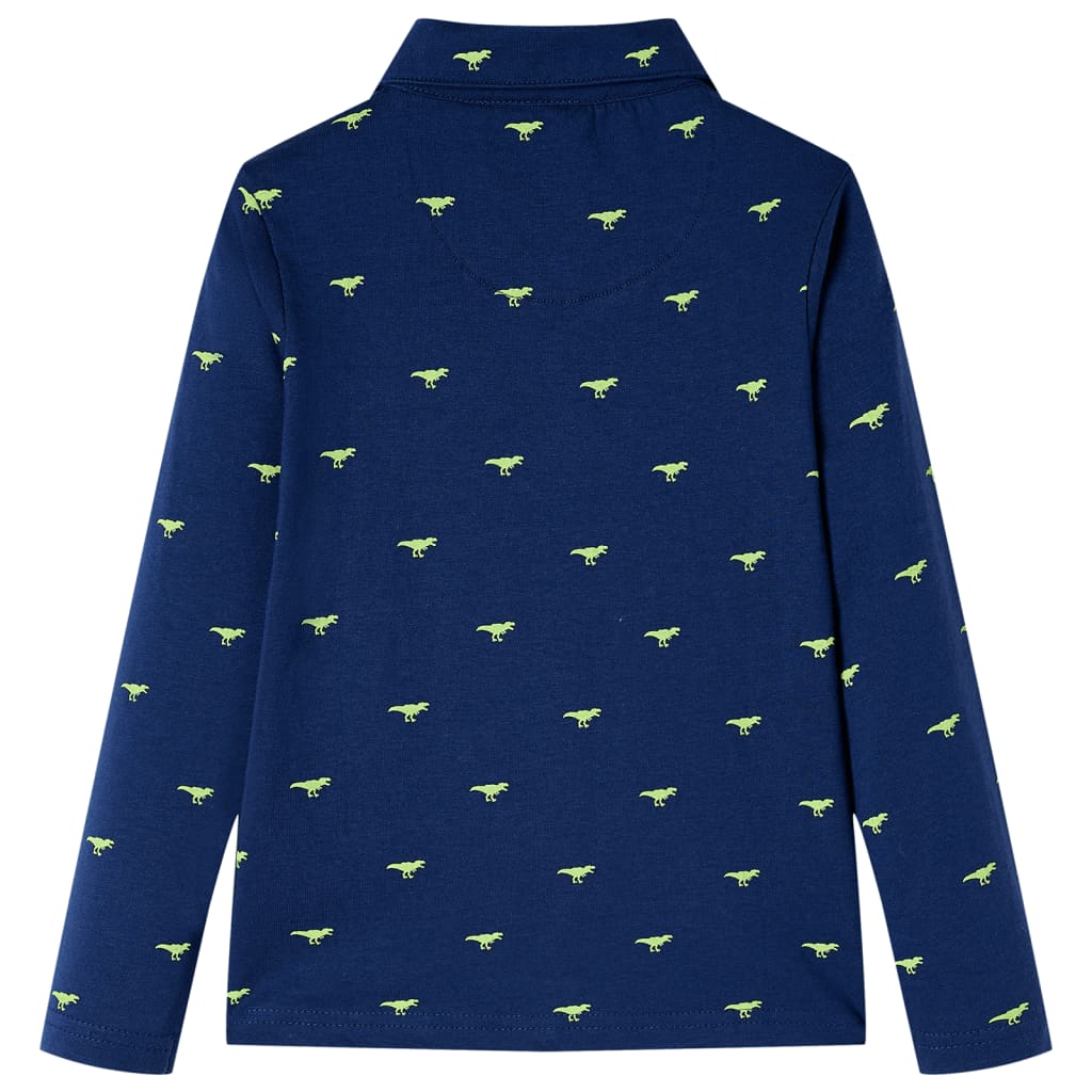 VidaXL Chemise enfant 104 bleu marine