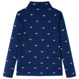 VidaXL Chemise enfant 104 bleu marine