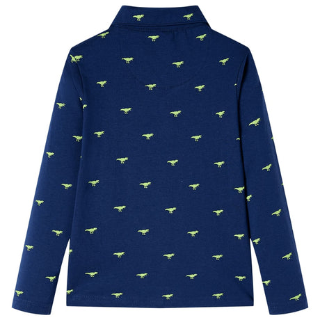 VidaXL Chemise enfant 104 bleu marine