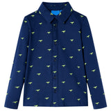 VidaXL Chemise enfant 116 bleu marine