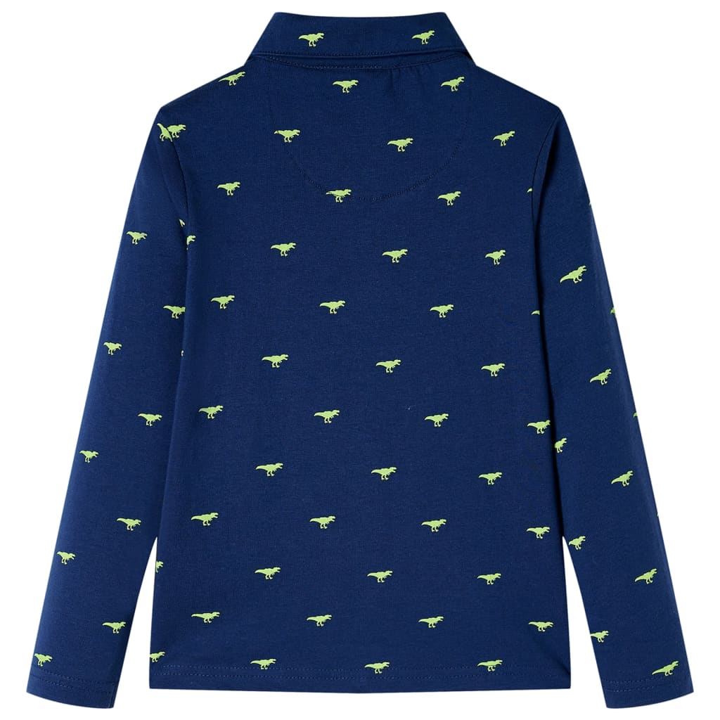 VidaXL Chemise enfant 128 bleu marine