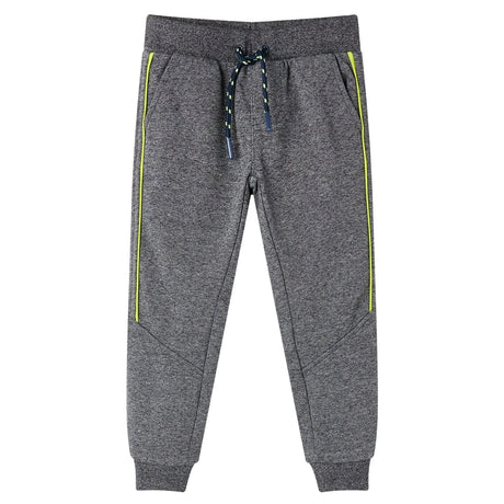 VidaXL Pantalon de survêtement pour enfants 128 gris mélangé
