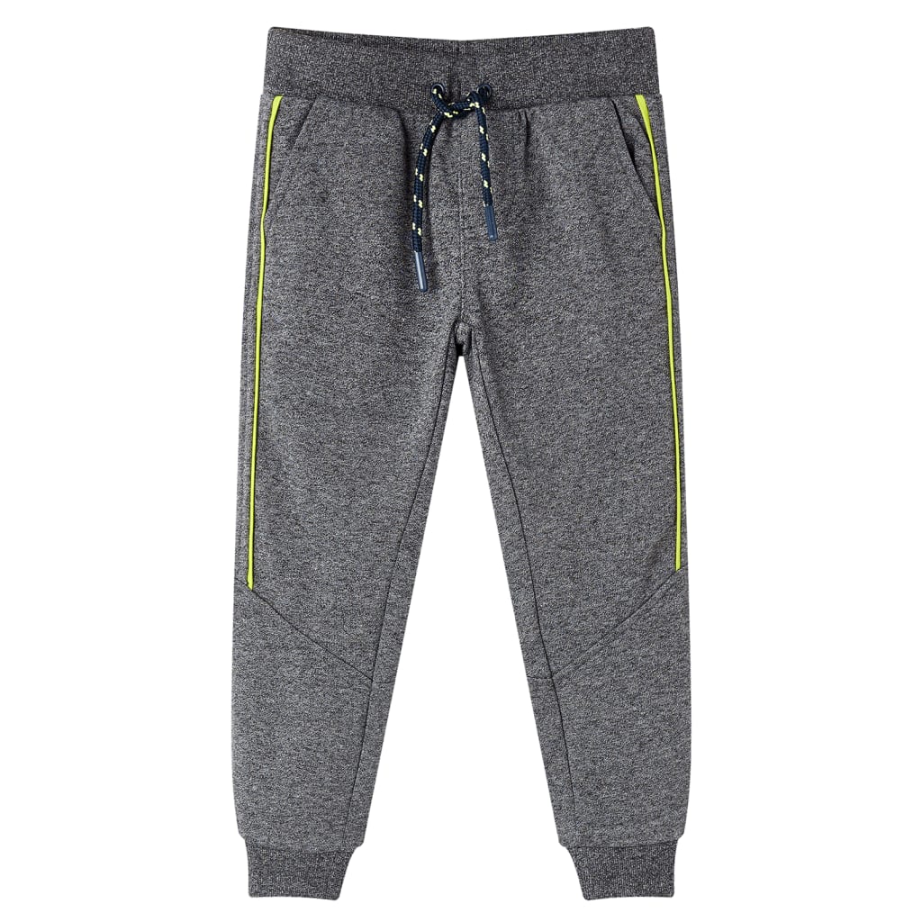 VidaXL pantalon de survêtement pour enfants 140 gris mélangé