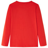 VidaXL Chemise enfant à manches longues 116 rouge