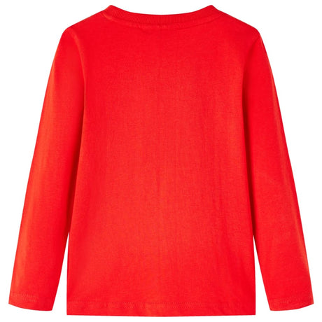 VidaXL Chemise enfant à manches longues 116 rouge
