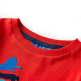 VidaXL Chemise enfant à manches longues 116 rouge