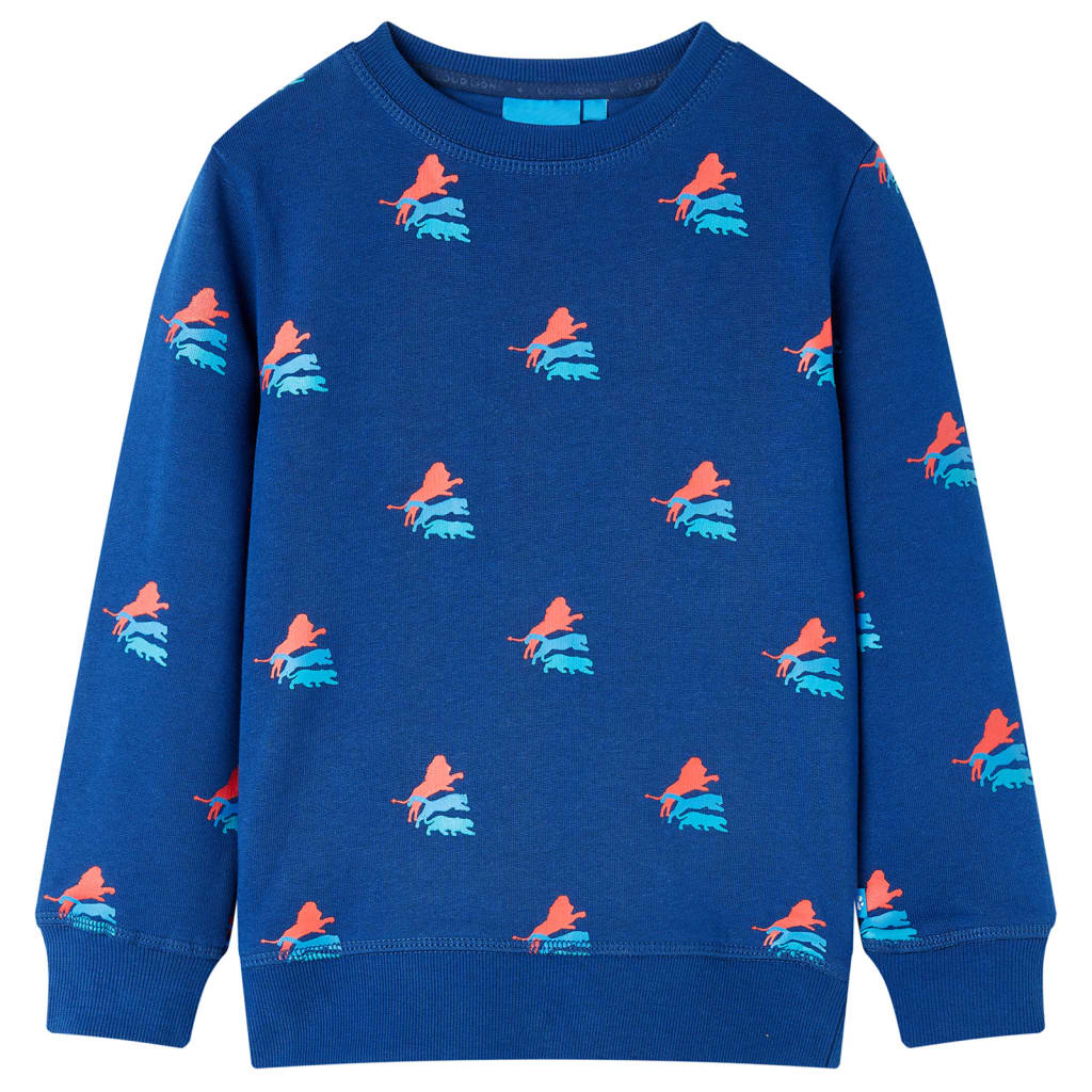 VidaXL Pull enfant 116 bleu foncé
