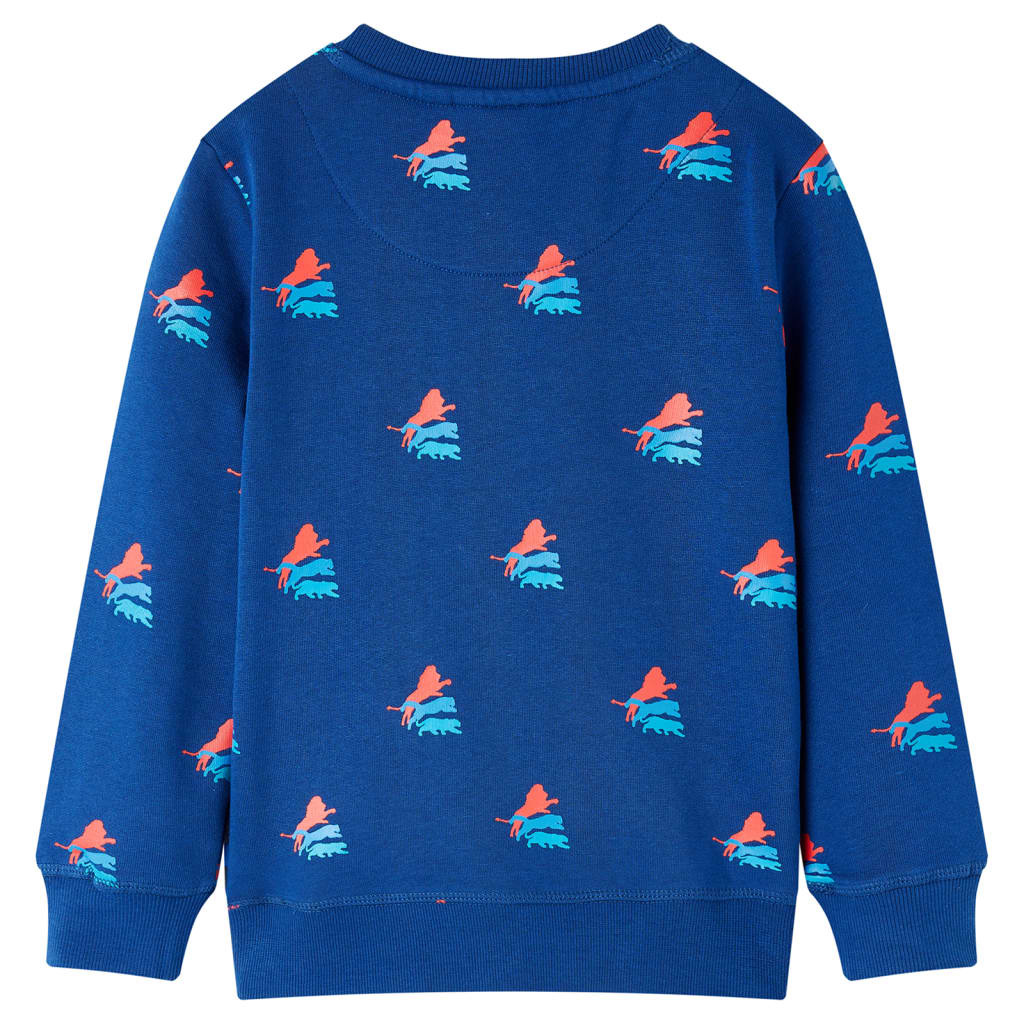 VidaXL Pull enfant 116 bleu foncé