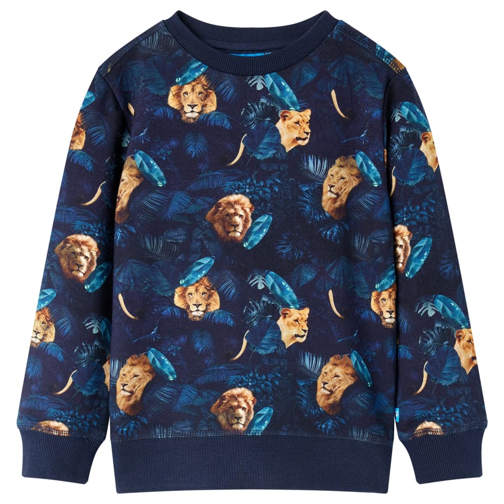 VidaXL Pull enfant 92 bleu marine
