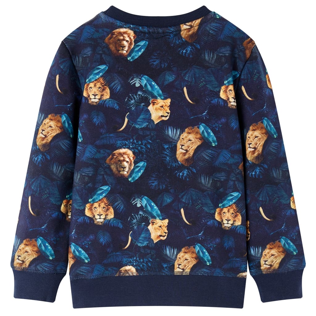 VidaXL Pull enfant 92 bleu marine