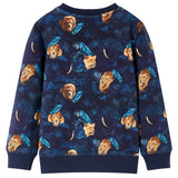 VidaXL Pull enfant 104 bleu marine