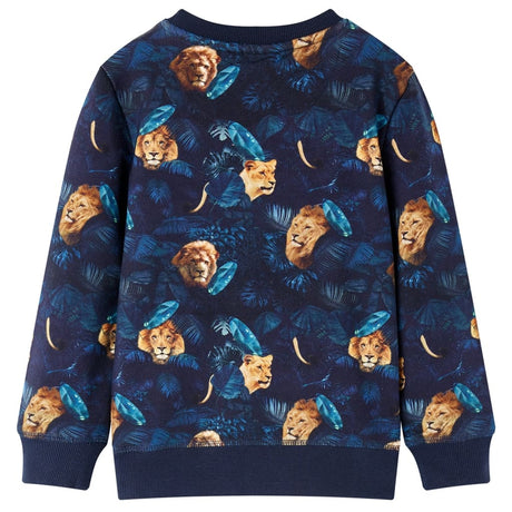 VidaXL Pull enfant 128 bleu marine