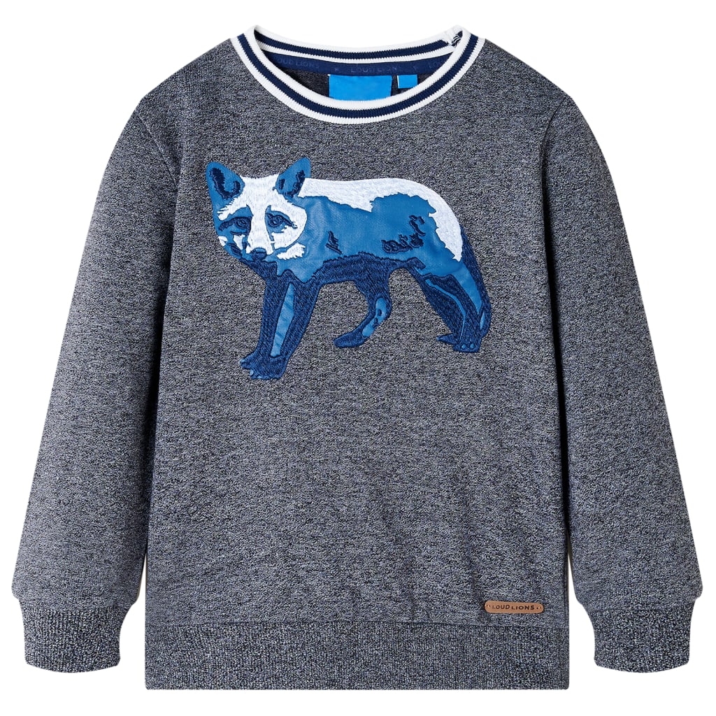 VidaXL Pull enfant 128 bleu marine mixte