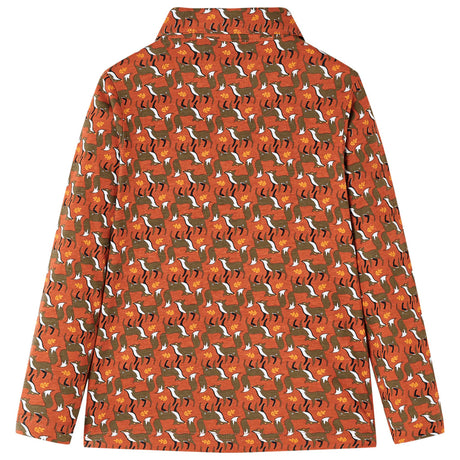 VidaXL Chemise enfant 92 couleur rouille clair