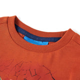 VidaXL Chemise enfant à manches longues 128 couleur rouille clair