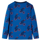 VidaXL Pyjama enfant à manches longues 140 couleur pétrole