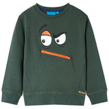 VidaXL Pull enfant 92 vert foncé