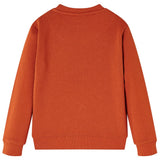 VidaXL Pull enfant 92 couleur rouille clair
