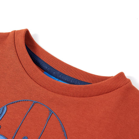 VidaXL Pull enfant 104 couleur rouille clair