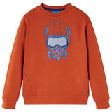 VidaXL Pull enfant 140 couleur rouille clair