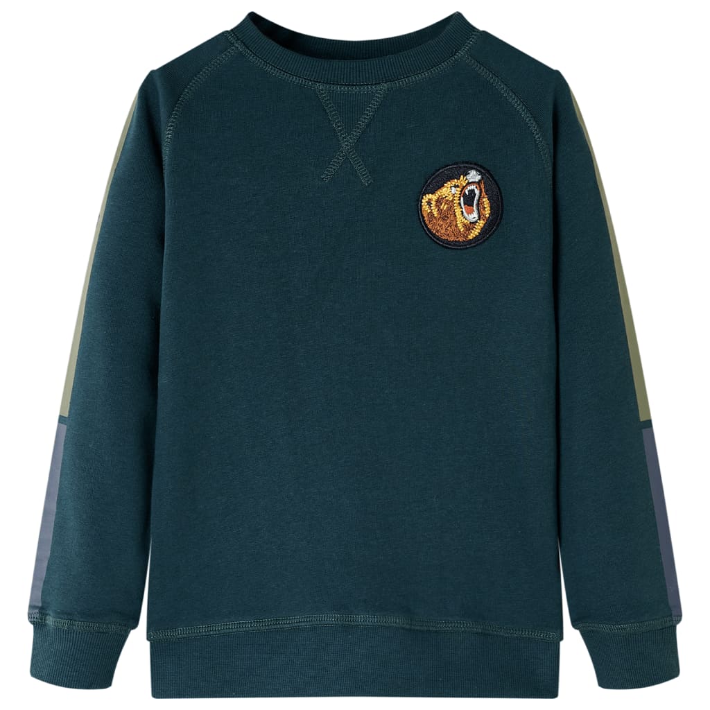 VidaXL Pull enfant 104 vert mousse