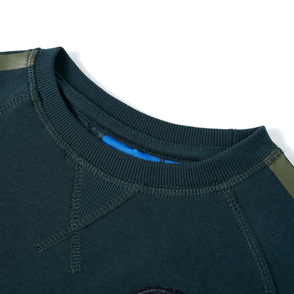 VidaXL Pull enfant 116 vert mousse