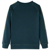 VidaXL Pull enfant 128 vert mousse