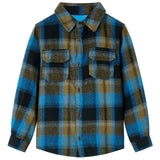Chemise enfant VidaXL à col retroussé 140