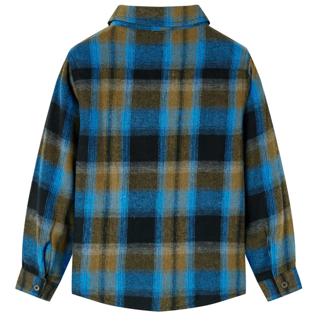 Chemise enfant VidaXL à col retroussé 140