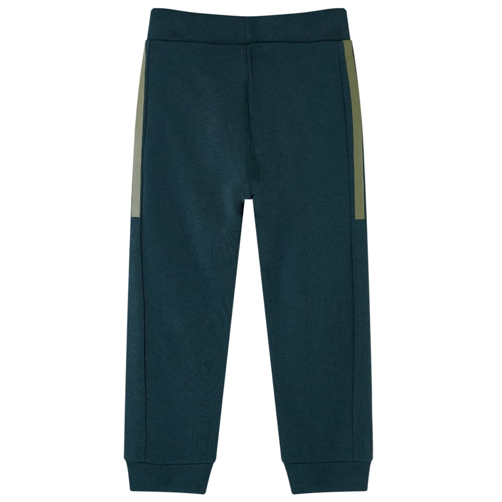 VidaXL Pantalon de jogging pour enfants avec cordon de serrage 92 vert mousse