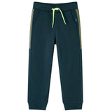 VidaXL Pantalon de jogging pour enfants avec cordon de serrage 104 vert mousse