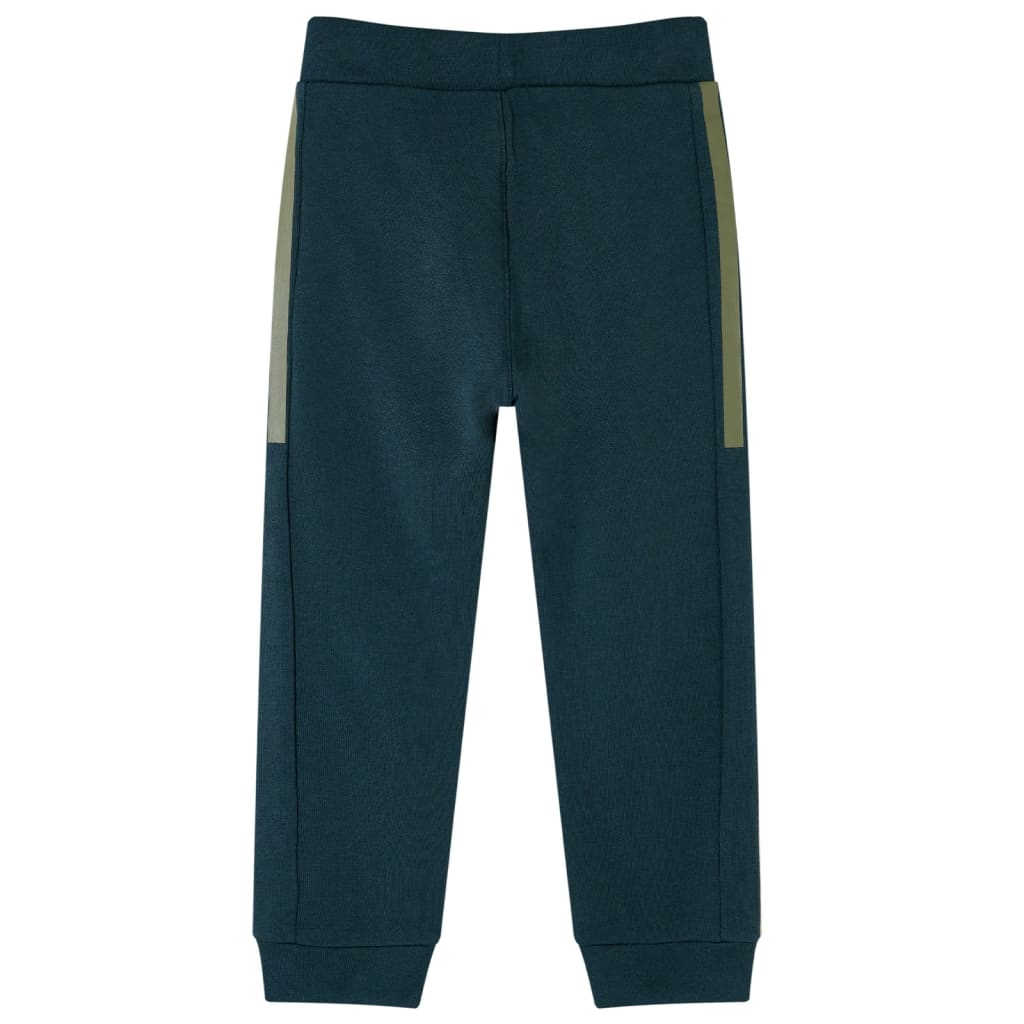 VidaXL Pantalon de jogging pour enfants avec cordon de serrage 104 vert mousse