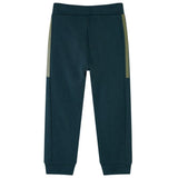 VidaXL Pantalon de jogging pour enfants avec cordon de serrage 104 vert mousse