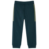 VidaXL Pantalon de jogging pour enfants avec cordon de serrage 128 vert mousse