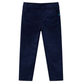 VidaXL Pantalon enfant 92 bleu marine foncé
