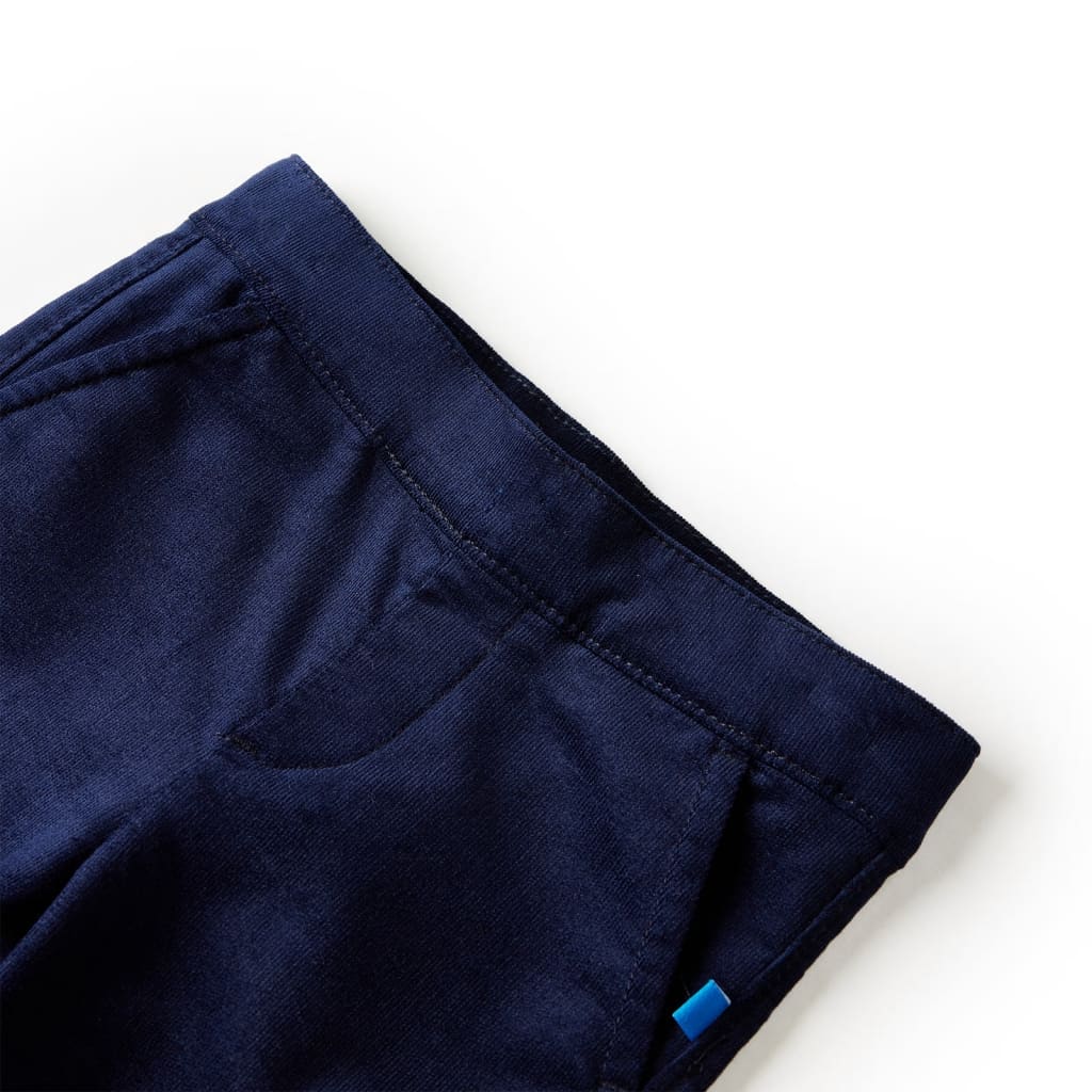VidaXL Pantalon enfant 104 bleu marine foncé