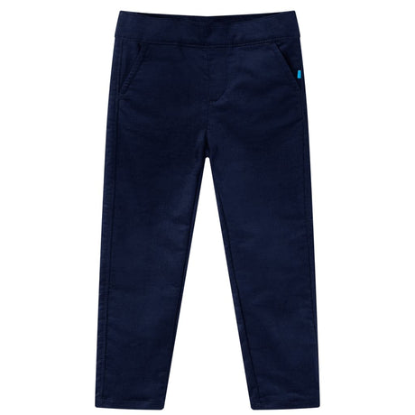 VidaXL Pantalon enfant 116 bleu marine foncé