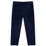 VidaXL Pantalon enfant 128 bleu marine foncé