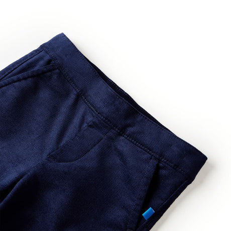 VidaXL Pantalon enfant 140 bleu marine foncé