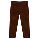 VidaXL Pantalon enfant 92 couleur cognac