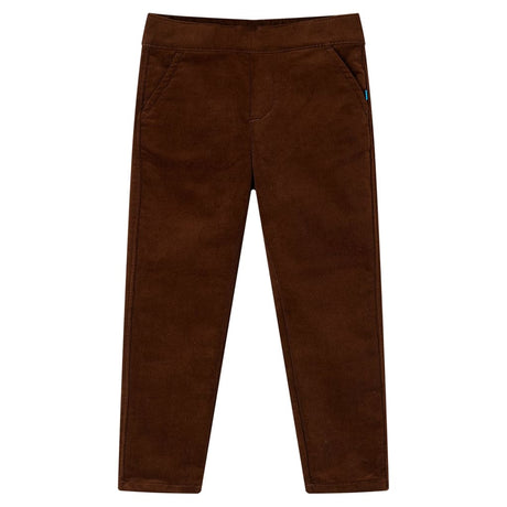 VidaXL Pantalon enfant 128 couleur cognac