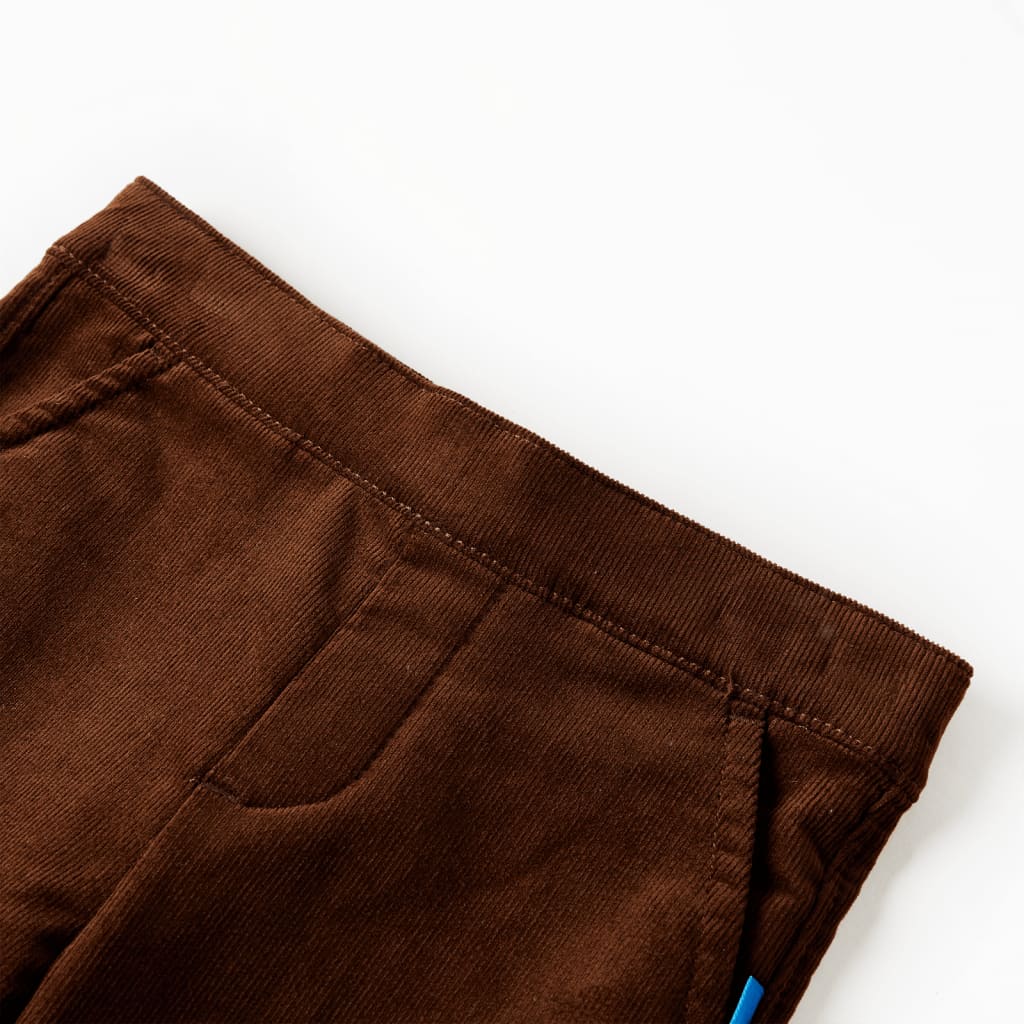VidaXL Pantalon enfant 128 couleur cognac