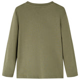 VidaXL Chemise enfant à manches longues 92 kaki