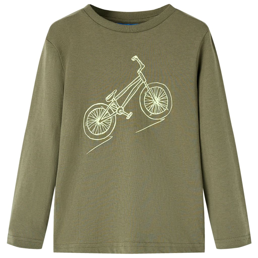 VidaXL Chemise enfant à manches longues 104 kaki